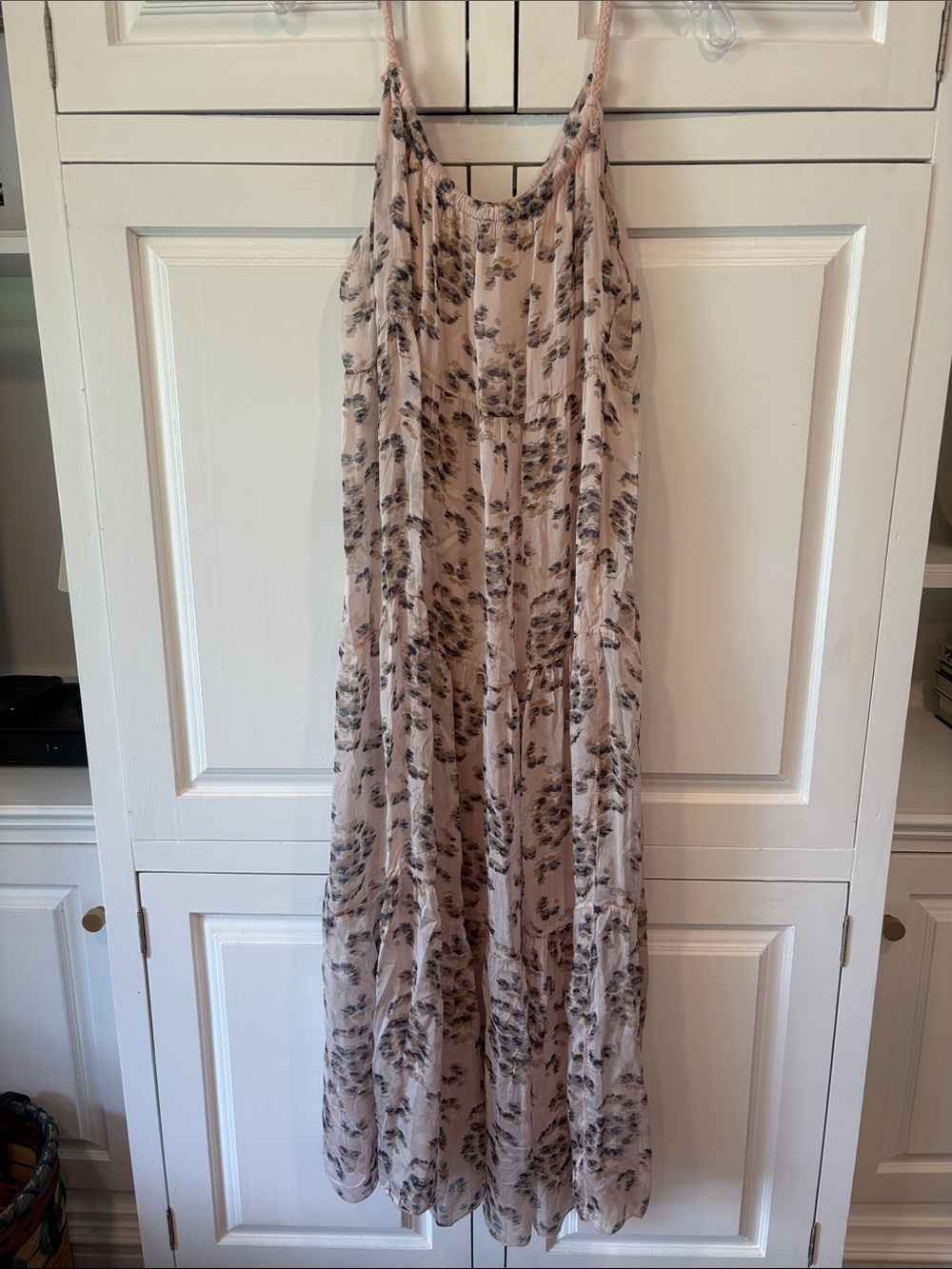 NWT Elena Baldi silk blend maxi dress